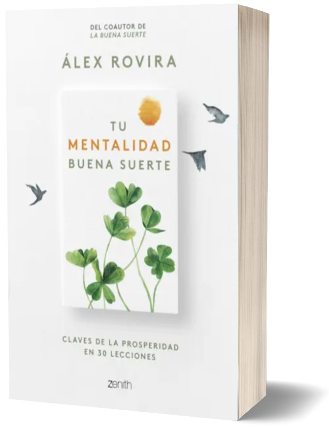 Libro en 3D de Tu mentalidad buena suerte
